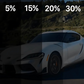 Window Tint Film for Automotive Glass with 99% UV Blocking and Heat Reduction,  20ft