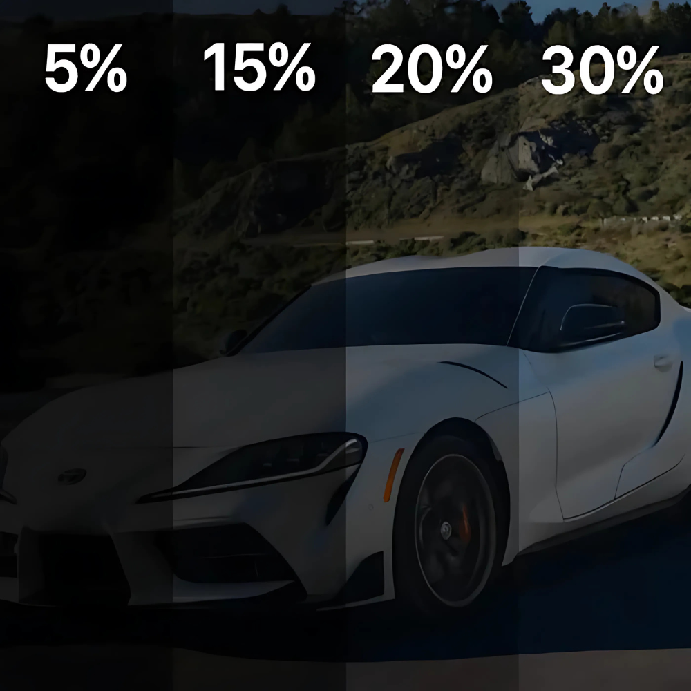 Window Tint Film for Automotive Glass with 99% UV Blocking and Heat Reduction,  20ft