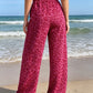 Casual Knit Leopard Print Pants - Jenny