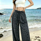 Casual Knit Leopard Print Pants - Jenny