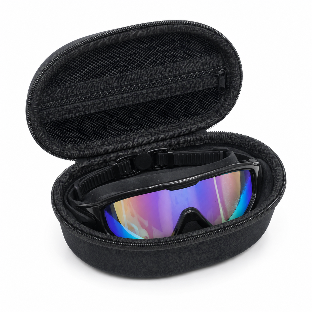 Hard Shell Eyewear Case with Microfiber Lining and Integrated Loop