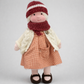 Soft Cotton Doll with Wool Stuffing and Neutral Features for Toddlers