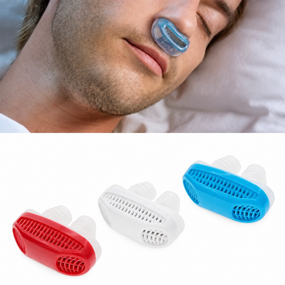 Compact Nasal Airflow Device with Low-Profile Design for Nighttime Use
