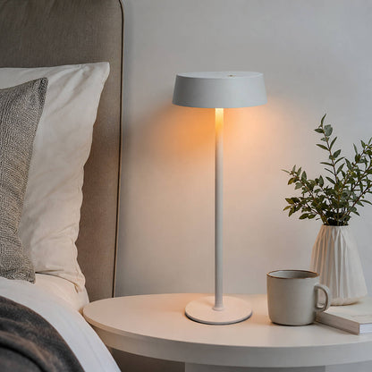 Touch Control Table Lamp, Rechargeable Dimmable LED Bedside Light, Portable Ambient Night Lamp for Bedroom and Living Room