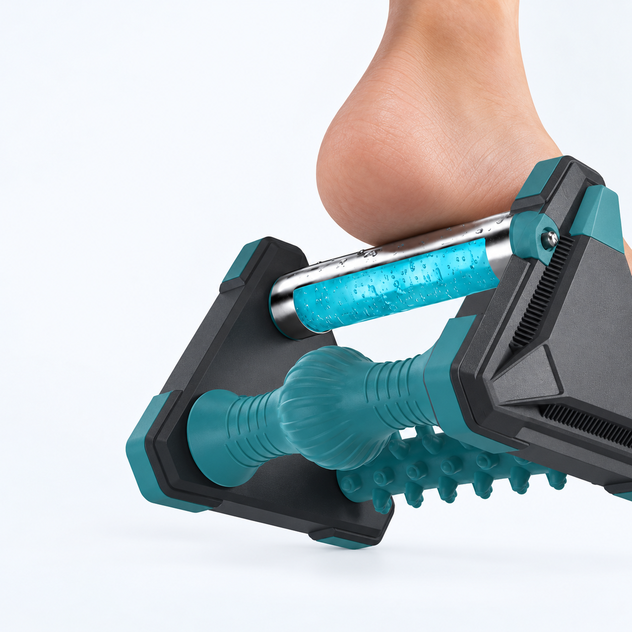 Foot Stretcher Rocker with Arch Massage Ridges and Textured Grip