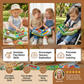 Tactile Fabric Activity Book with Interactive Elements and Movable Shapes