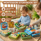 Tactile Fabric Activity Book with Interactive Elements and Movable Shapes