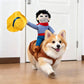 Dog Costume, Creepy Halloween Costume with Padded Arms and 3D Walking Look for Trick or Treating