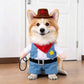 Dog Costume, Creepy Halloween Costume with Padded Arms and 3D Walking Look for Trick or Treating