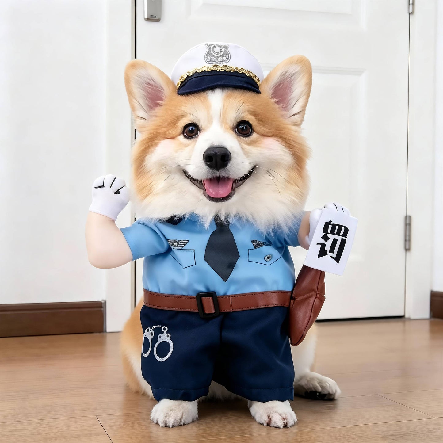 Dog Costume, Creepy Halloween Costume with Padded Arms and 3D Walking Look for Trick or Treating