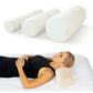 Memory Foam Neck Pillow with Cotton Cover and Shape Retention, Three Sizes Available