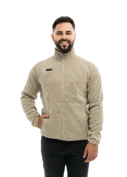 Heated Fleece Jacket with Five Carbon Fiber Zones and Power Bank Compatibility
