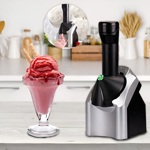 Frozen Dessert Maker with Simple Controls and Dishwasher Safe Parts