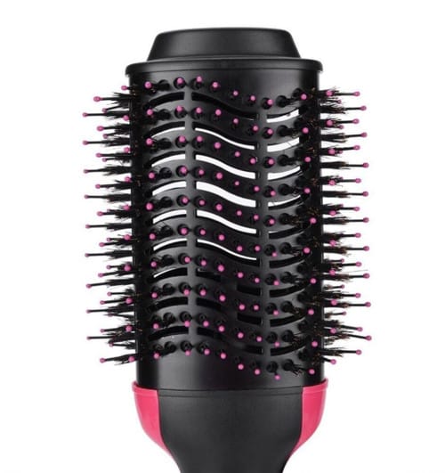 Hot Air Brush with Ceramic Barrel and Four Heat Settings for Drying and  Styling