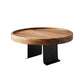 Solid Wood Armrest Tray with Secure Clip Attachment and Walnut Finish