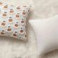 Pumpkin Pattern Cushion Cover with Microfiber Blend Fabric