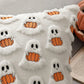 Pumpkin Pattern Cushion Cover with Microfiber Blend Fabric