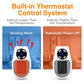 Room Heater with Automatic Tip Over Shutoff and Overheat Protection