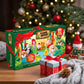 24 Mini Stuffed Animals Advent Calendar with Numbered Doors and Holiday Characters