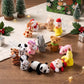 Plush Finger Puppet Advent Calendar with 24 Animal Characters and Reusable Storage Box