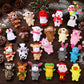 Plush Finger Puppet Advent Calendar with 24 Animal Characters and Reusable Storage Box