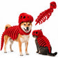 Dinosaur Skeleton Costume for Dogs and Cats, Halloween Pet Costume for Parties and Dress Up
