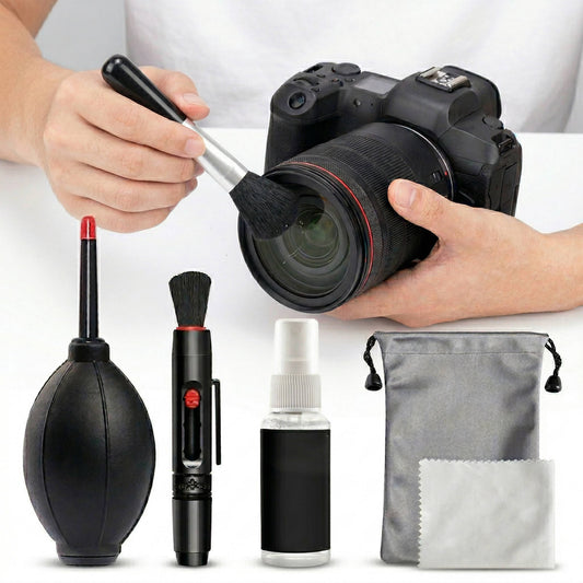 Professional DSLR Camera Lens Cleaning Kit, Bundle with Lens Cleaner
