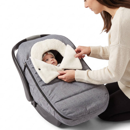 Winter Car Seat Cover, Warm Stroller Cover for Baby Car Seats and Outdoor Use