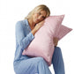 2 Pack Cooling Pillowcase, Silky Smooth Wrinkle Free Sleep Enhancer, Breathable Soft Cases for Night Sweat Relief