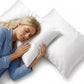 2 Pack Cooling Pillowcase, Silky Smooth Wrinkle Free Sleep Enhancer, Breathable Soft Cases for Night Sweat Relief