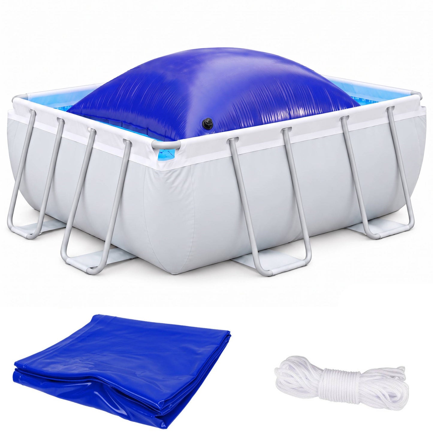 Winter Pool Pillow, 4x4 FT Pool Air Pillow for Above Ground Pools, Winter Cover Support