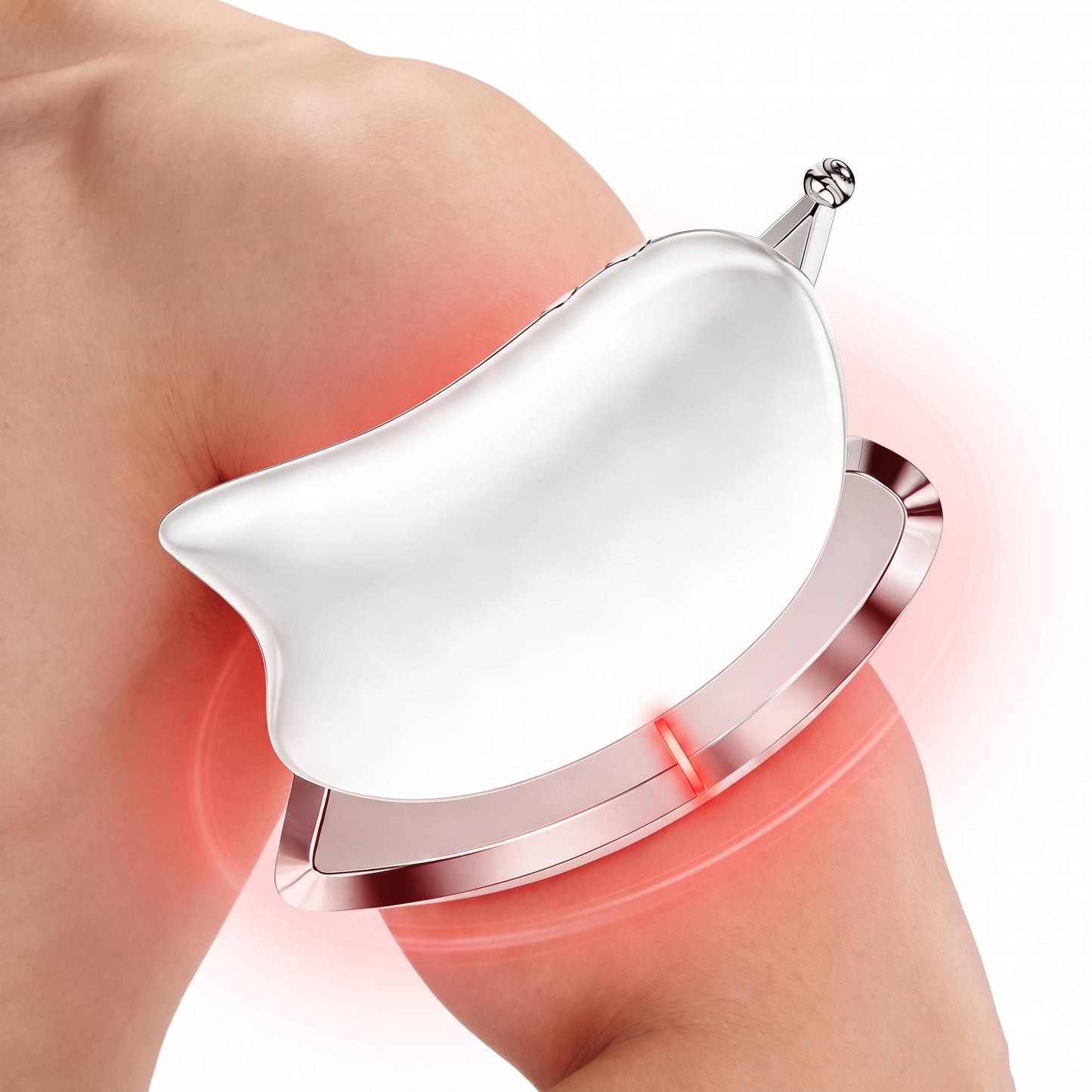 Electric Muscle Scraper, Heated Gua Sha Massage Tool with 3 Heat and 3 Vibration Levels for Deep Tissue Massage