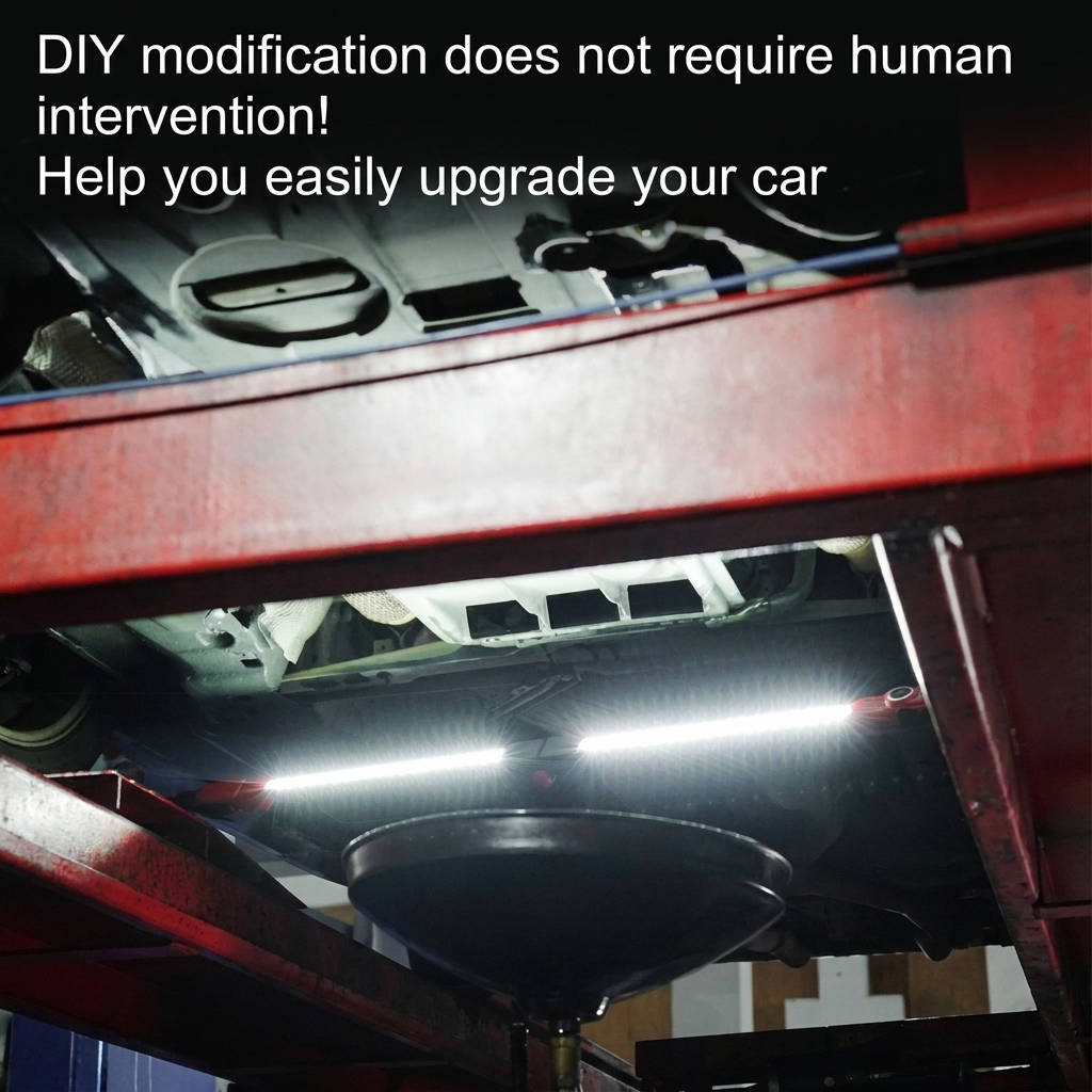 LED Under Hood Work Light, Rechargeable Magnetic Automotive Repair Light for Garage and Workshop