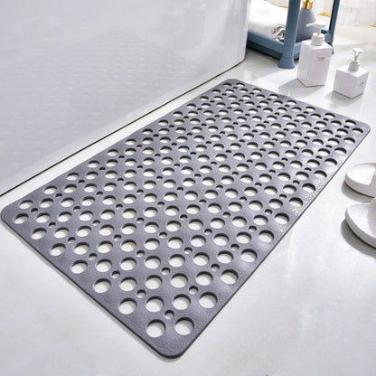 Textured Shower Mat with Antibacterial Treatment and Non-Slip Grip All Vera Mart