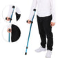 Adjustable Folding Crutch with Ergonomic Grip Handle and Anti-Slip Rubber Tip