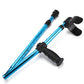 Adjustable Folding Crutch with Ergonomic Grip Handle and Anti-Slip Rubber Tip