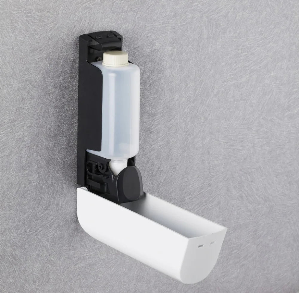 Wall Mounted Shower Dispenser with 3 Chambers and Pump Dispensing System