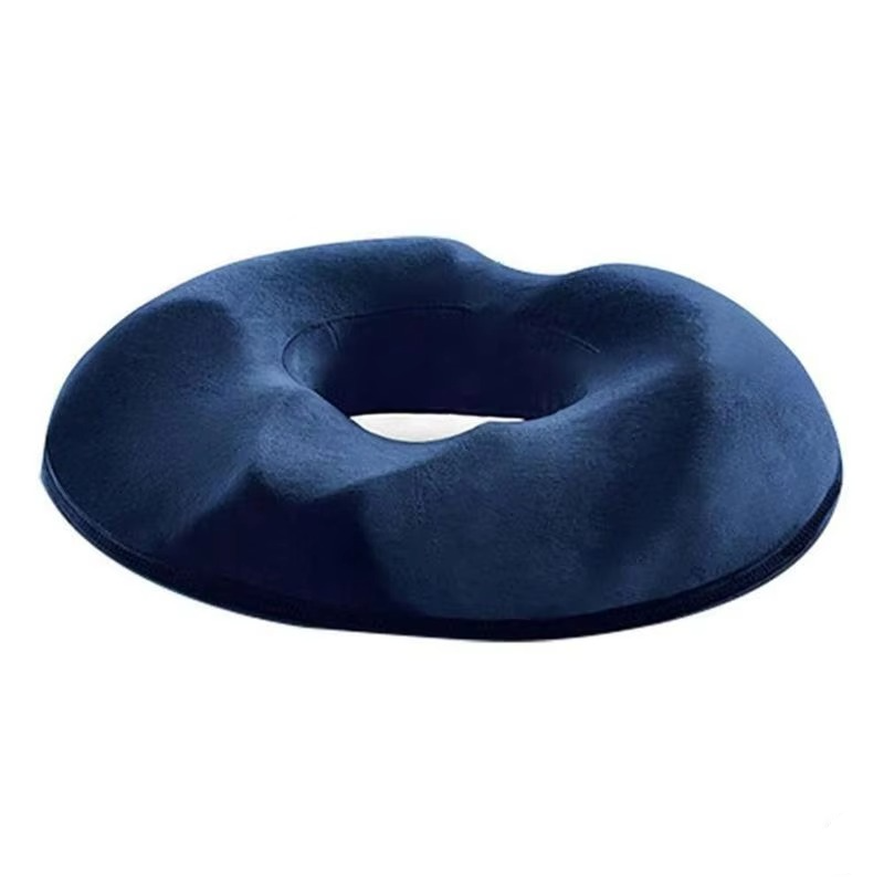 Donut Ring Memory Foam Seat Cushion with Breathable Cover and Tailbone Relief