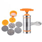 Manual Pasta Maker with Stainless Steel Rollers and Counter Clamp