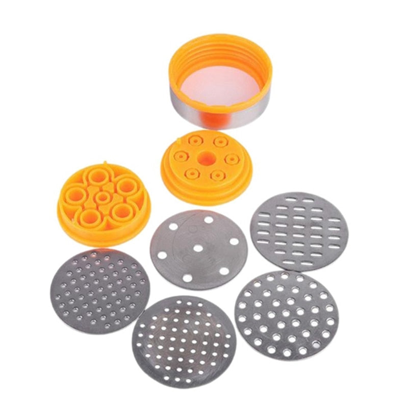 Manual Pasta Maker with Stainless Steel Rollers and Counter Clamp