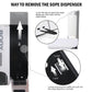 Wall Mounted Shower Dispenser with 3 Chambers and Pump Dispensing System