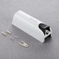 Wall Mounted Shower Dispenser with 3 Chambers and Pump Dispensing System
