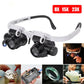 Magnifying Glasses with LED Lighting and Interchangeable Lenses