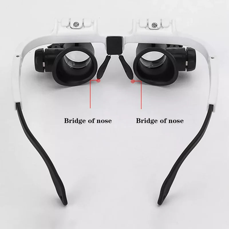 Magnifying Glasses with LED Lighting and Interchangeable Lenses