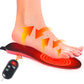 Heated Insoles with Rechargeable Battery and Wireless Remote, Thin Breathable Fit