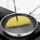 Stainless Steel Frying Pan with Pixel Texture Non-Stick Surface and Even Heat Distribution