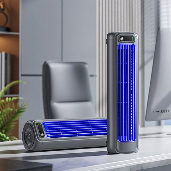 Rechargeable Portable Fan with 36dB Silent Operation and 8-Hour Battery Life
