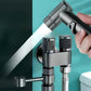 Wall Mounted Bidet Sprayer with Adjustable Pressure and Brass Body