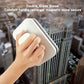 Magnetic Window Cleaner with Dual-Sided Pads and Safety String for Double Glazed  Glass