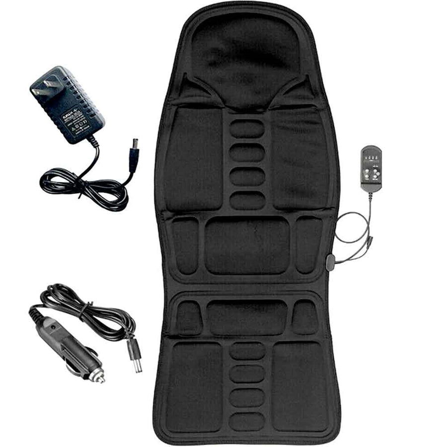Mygametables Massage Chair Pad With Heated Back and Neck Cushion for Car and Home